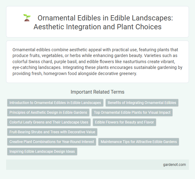 Ornamental Edibles in Edible Landscapes: Aesthetic Integration and Plant Choices