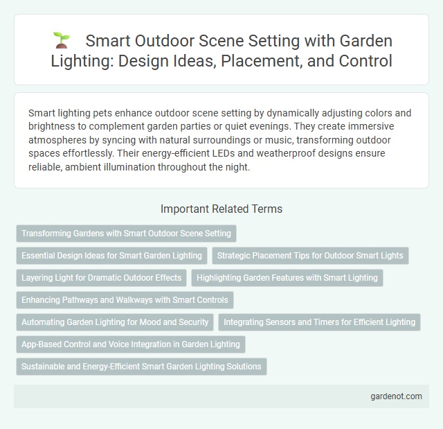Smart Outdoor Scene Setting with Garden Lighting: Design Ideas, Placement, and Control