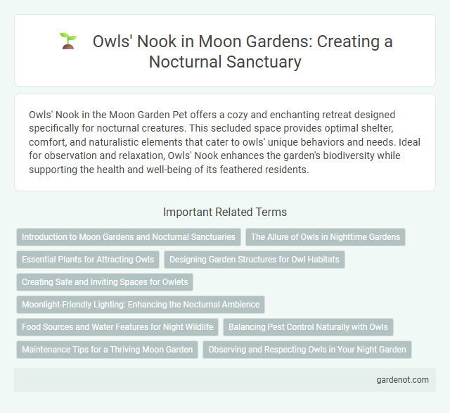 Owls' Nook in Moon Gardens: Creating a Nocturnal Sanctuary