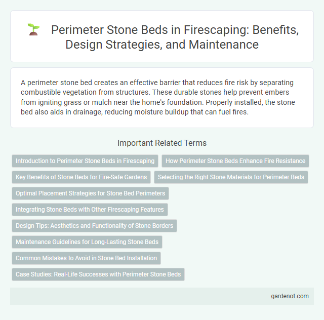 Perimeter Stone Beds in Firescaping: Benefits, Design Strategies, and Maintenance