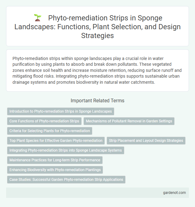 Phyto-remediation Strips in Sponge Landscapes: Functions, Plant Selection, and Design Strategies