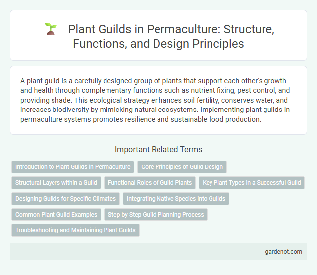 Plant Guilds in Permaculture: Structure, Functions, and Design Principles