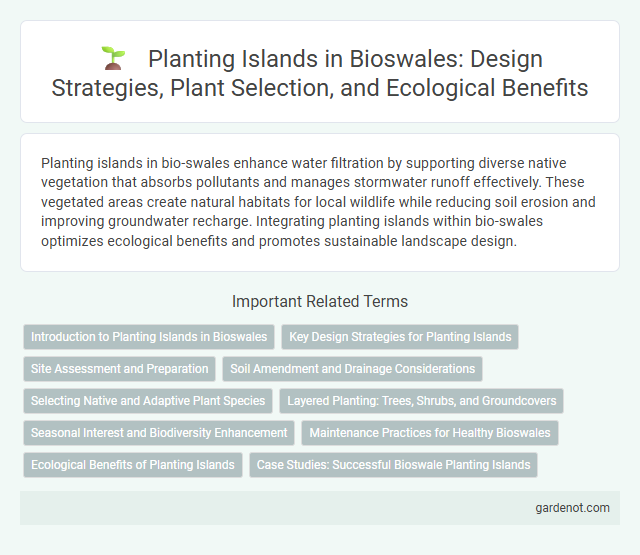 Planting Islands in Bioswales: Design Strategies, Plant Selection, and Ecological Benefits