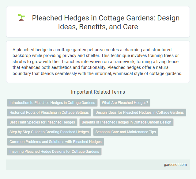 Pleached Hedges in Cottage Gardens: Design Ideas, Benefits, and Care