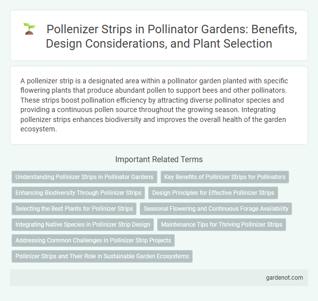 Pollenizer Strips in Pollinator Gardens: Benefits, Design Considerations, and Plant Selection