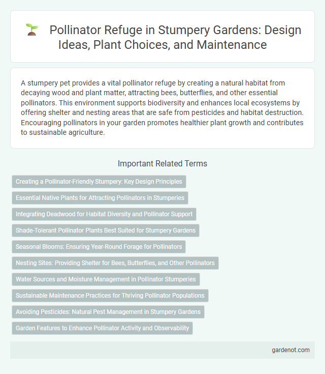 Pollinator Refuge in Stumpery Gardens: Design Ideas, Plant Choices, and Maintenance