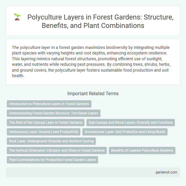Polyculture Layers in Forest Gardens: Structure, Benefits, and Plant Combinations