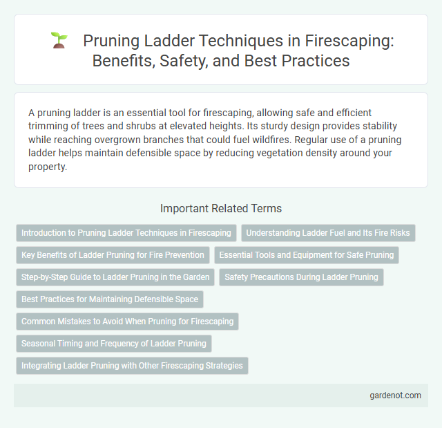Pruning Ladder Techniques in Firescaping: Benefits, Safety, and Best Practices