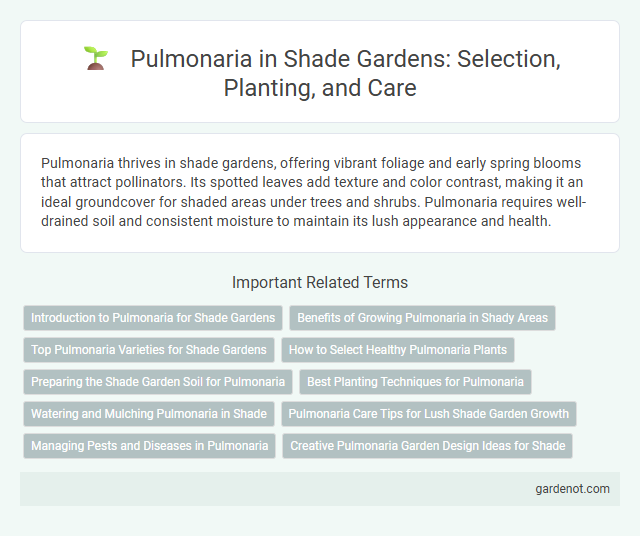 Pulmonaria in Shade Gardens: Selection, Planting, and Care