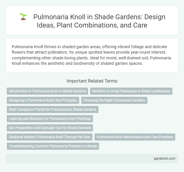 Pulmonaria Knoll in Shade Gardens: Design Ideas, Plant Combinations, and Care