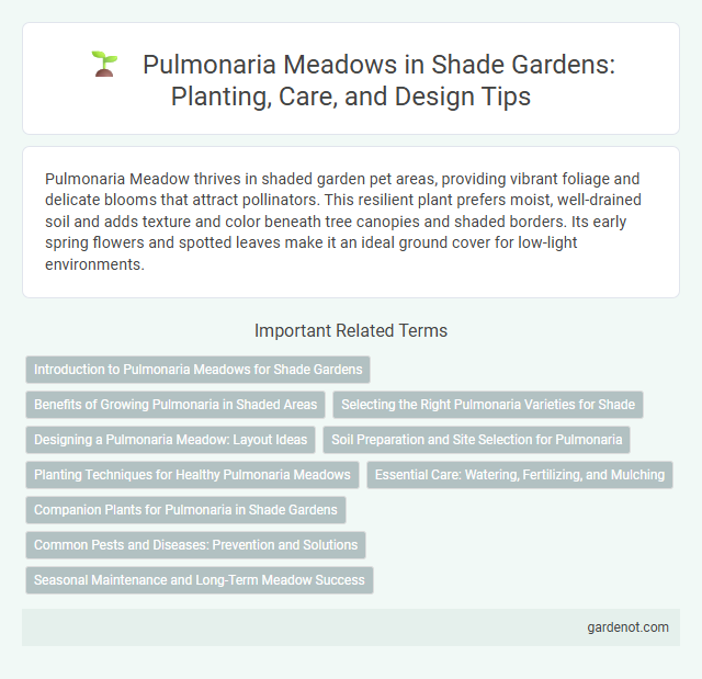 Pulmonaria Meadows in Shade Gardens: Planting, Care, and Design Tips