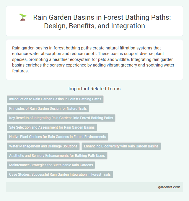 Rain Garden Basins in Forest Bathing Paths: Design, Benefits, and Integration