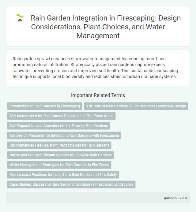 Rain Garden Integration in Firescaping: Design Considerations, Plant Choices, and Water Management