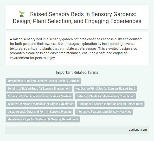 Raised Sensory Beds in Sensory Gardens: Design, Plant Selection, and Engaging Experiences