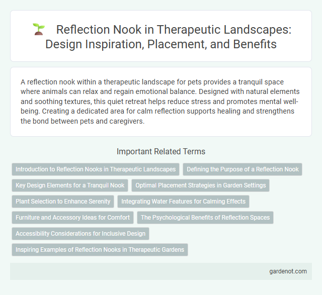 Reflection Nook in Therapeutic Landscapes: Design Inspiration, Placement, and Benefits