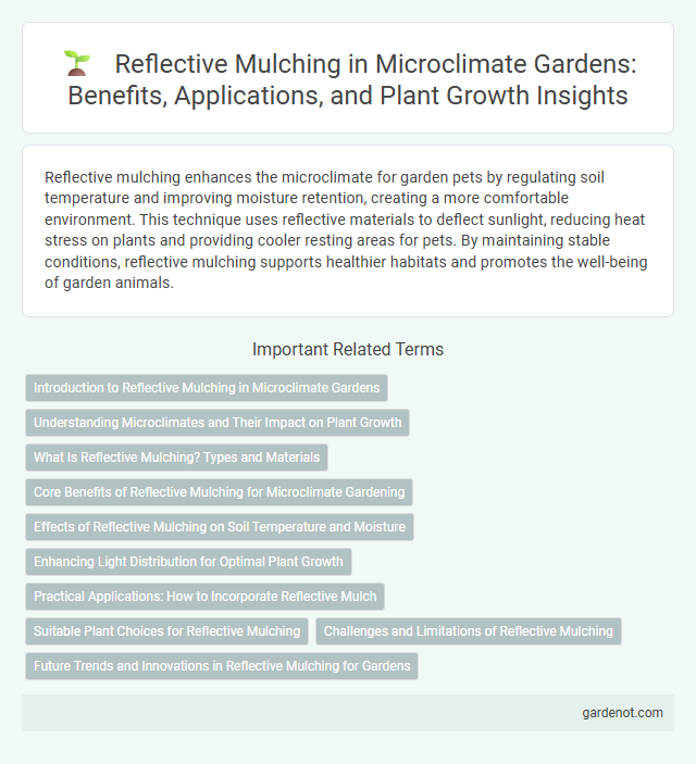 Reflective Mulching in Microclimate Gardens: Benefits, Applications, and Plant Growth Insights