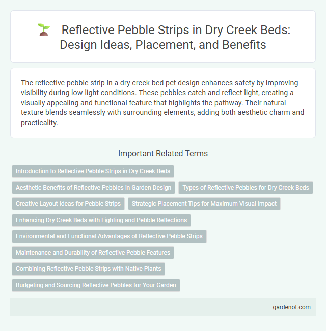 Reflective Pebble Strips in Dry Creek Beds: Design Ideas, Placement, and Benefits