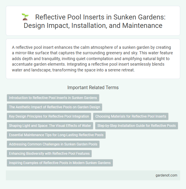 Reflective Pool Inserts in Sunken Gardens: Design Impact, Installation, and Maintenance