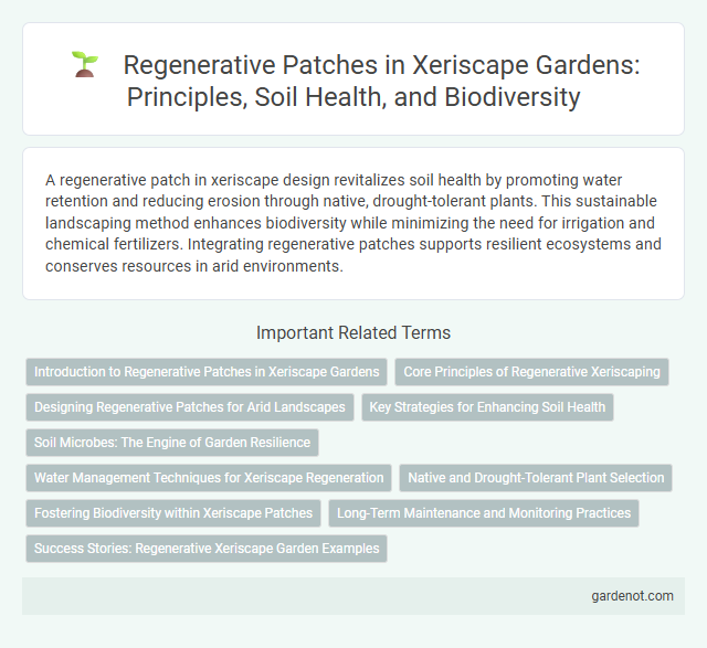 Regenerative Patches in Xeriscape Gardens: Principles, Soil Health, and Biodiversity