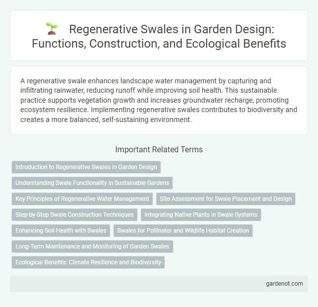 Regenerative Swales in Garden Design: Functions, Construction, and Ecological Benefits