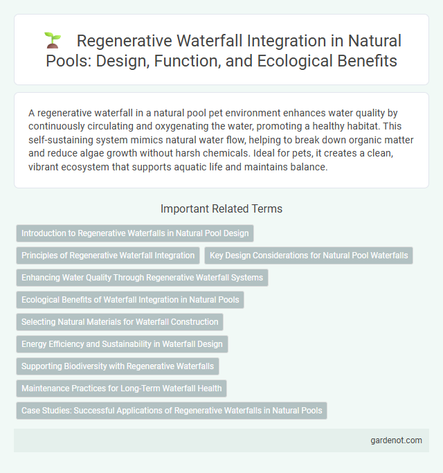 Regenerative Waterfall Integration in Natural Pools: Design, Function, and Ecological Benefits