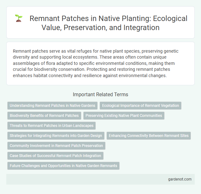 Remnant Patches in Native Planting: Ecological Value, Preservation, and Integration
