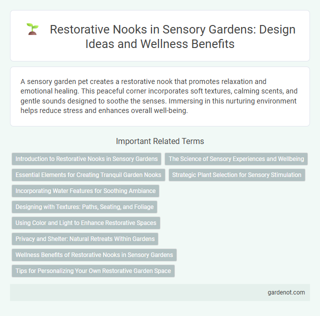 Restorative Nooks in Sensory Gardens: Design Ideas and Wellness Benefits