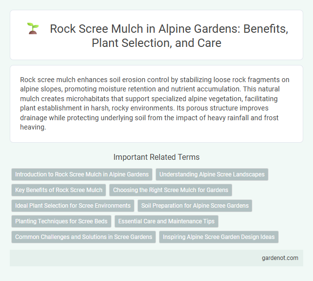 Rock Scree Mulch in Alpine Gardens: Benefits, Plant Selection, and Care