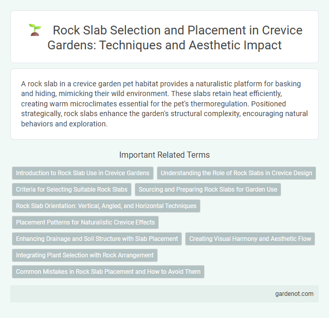 Rock Slab Selection and Placement in Crevice Gardens: Techniques and Aesthetic Impact