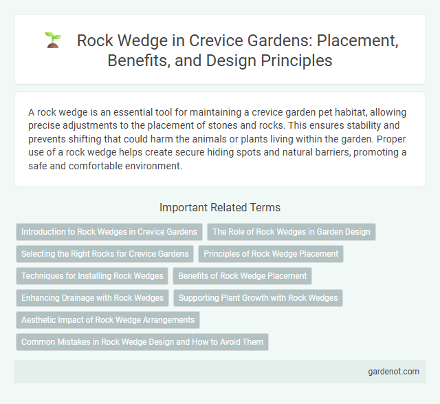 Rock Wedge in Crevice Gardens: Placement, Benefits, and Design Principles