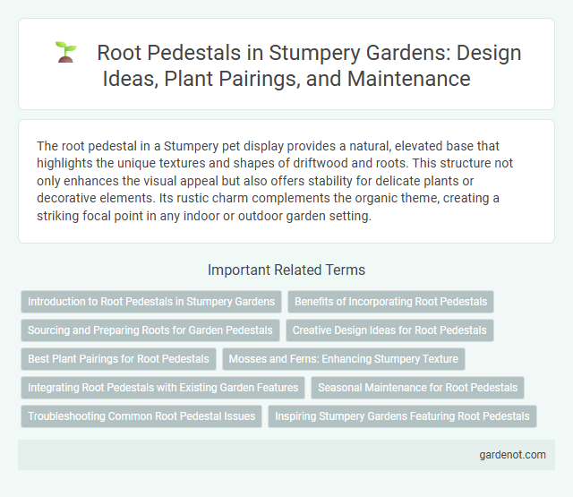 Root Pedestals in Stumpery Gardens: Design Ideas, Plant Pairings, and Maintenance