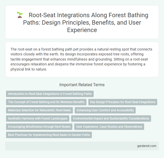 Root-Seat Integrations Along Forest Bathing Paths: Design Principles, Benefits, and User Experience