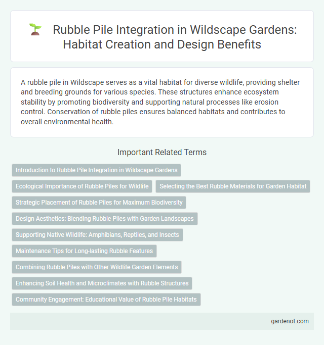 Rubble Pile Integration in Wildscape Gardens: Habitat Creation and Design Benefits