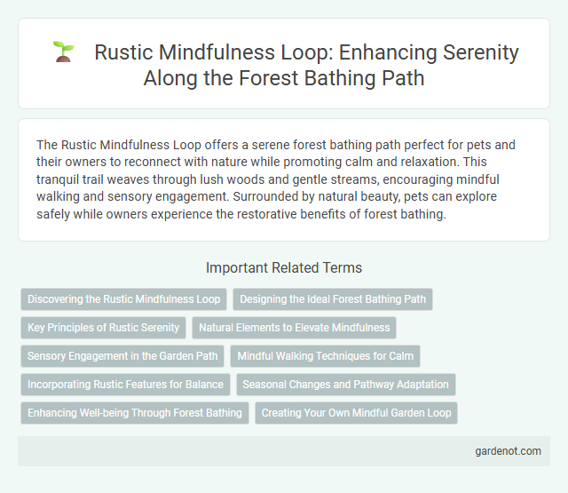 Rustic Mindfulness Loop: Enhancing Serenity Along the Forest Bathing Path