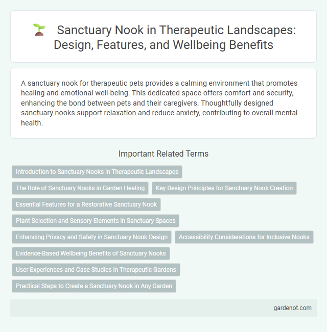 Sanctuary Nook in Therapeutic Landscapes: Design, Features, and Wellbeing Benefits