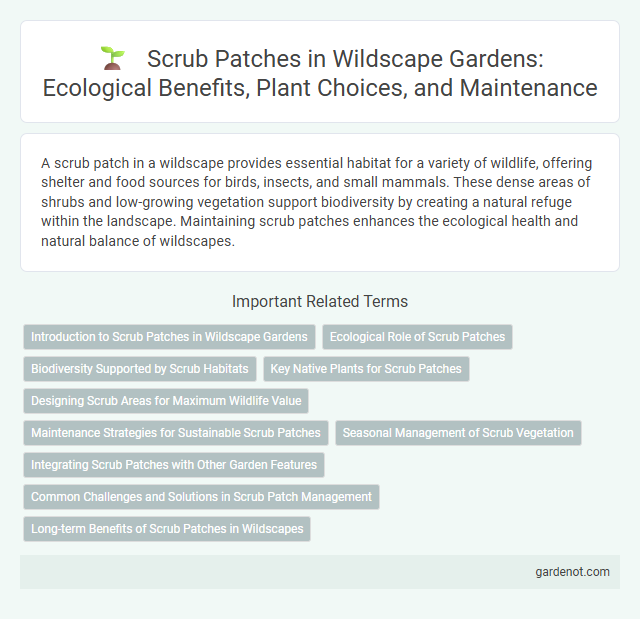 Scrub Patches in Wildscape Gardens: Ecological Benefits, Plant Choices, and Maintenance