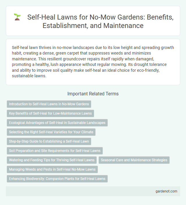 Self-Heal Lawns for No-Mow Gardens: Benefits, Establishment, and Maintenance