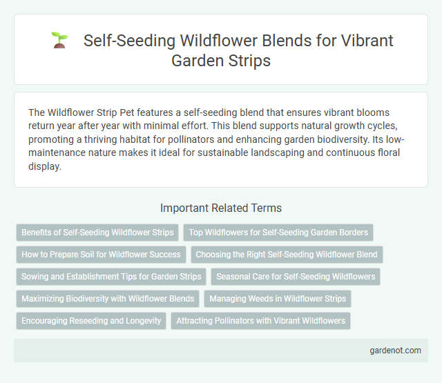 Self-Seeding Wildflower Blends for Vibrant Garden Strips