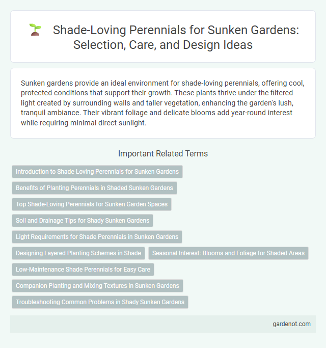 Shade-Loving Perennials for Sunken Gardens: Selection, Care, and Design Ideas