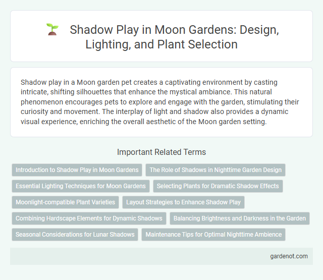 Shadow Play in Moon Gardens: Design, Lighting, and Plant Selection