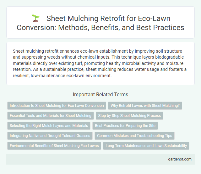 Sheet Mulching Retrofit for Eco-Lawn Conversion: Methods, Benefits, and Best Practices