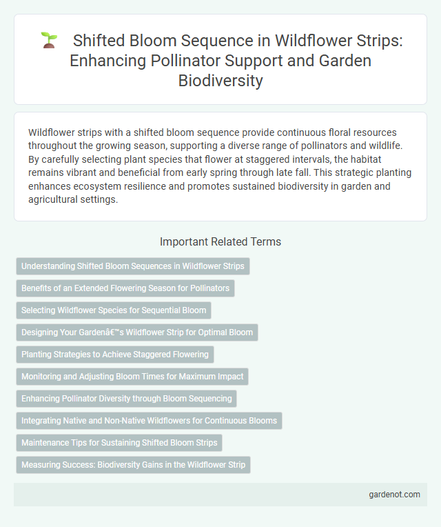 Shifted Bloom Sequence in Wildflower Strips: Enhancing Pollinator Support and Garden Biodiversity