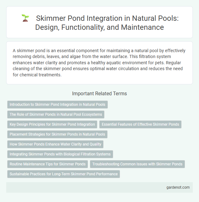 Skimmer Pond Integration in Natural Pools: Design, Functionality, and Maintenance