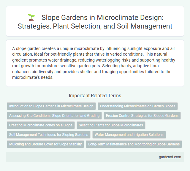 Slope Gardens in Microclimate Design: Strategies, Plant Selection, and Soil Management