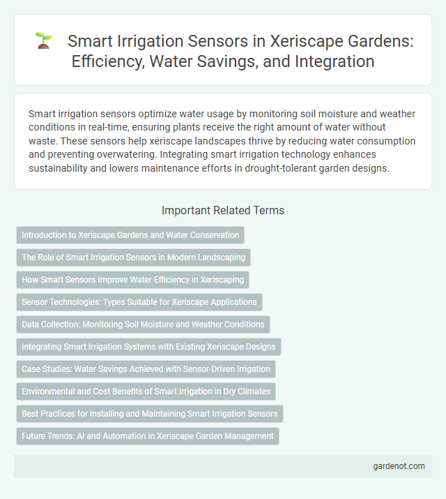 Smart Irrigation Sensors in Xeriscape Gardens: Efficiency, Water Savings, and Integration
