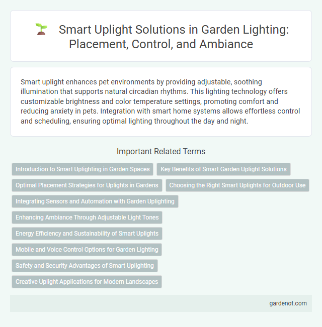 Smart Uplight Solutions in Garden Lighting: Placement, Control, and Ambiance