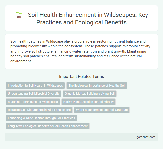 Soil Health Enhancement in Wildscapes: Key Practices and Ecological Benefits