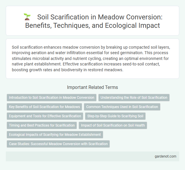 Soil Scarification in Meadow Conversion: Benefits, Techniques, and Ecological Impact