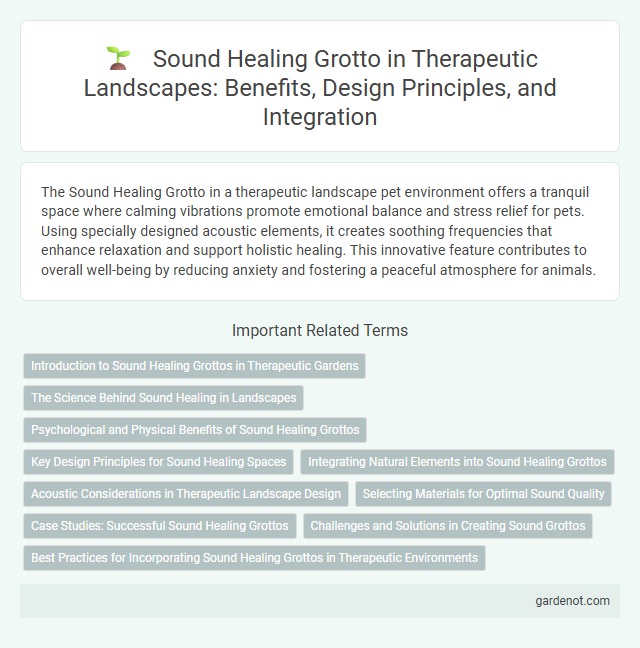 Sound Healing Grotto in Therapeutic Landscapes: Benefits, Design Principles, and Integration