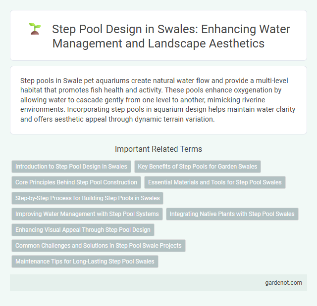 Step Pool Design in Swales: Enhancing Water Management and Landscape Aesthetics